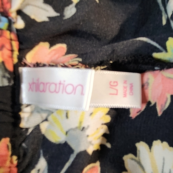 Floral silky nightshorts - L - Picture 2 of 4